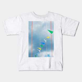 Bunting Flags in Ligosullo Kids T-Shirt